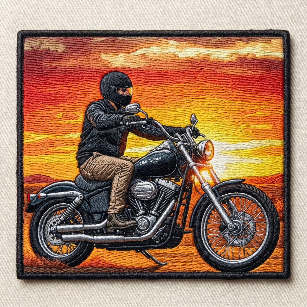 Embroidered Desert Rider Patch